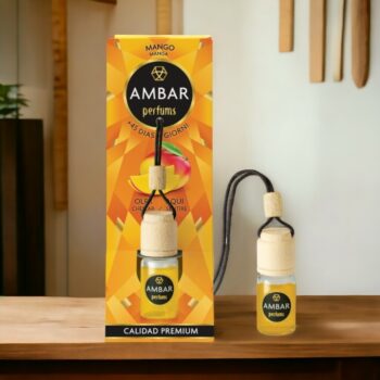 Lot mélangé de 12 (soit 1,55€ pièce) : Parfum de voiture à suspendre Ambar – Image 3