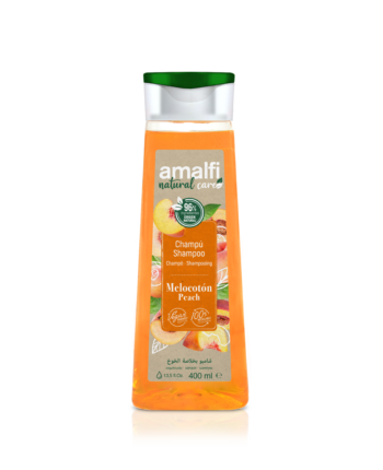 Carton de 10 (soit 1,15€) : Shampoing vegan à la pêche - 96% naturel Fabriqué en Espagne – Image 2