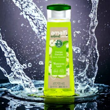 Carton de 10 (soit 1,15€) : Shampoing vegan à la pomme - 96% naturel Fabriqué en Espagne
