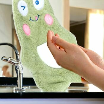 Lot de 12 (2,25€ unité) : Serviettes éponges pour les mains - Collection Cute Pastel – Image 5