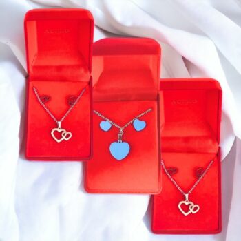 Coffret Collier et Boucles d'oreilles - Collection Acier Inoxydable Argentée – Image 2