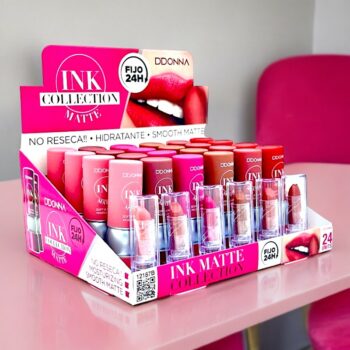 Pack de 24 (soit 1,42€ l'unité) Rouge à lèvres INK MATTE 24H - D'Donna