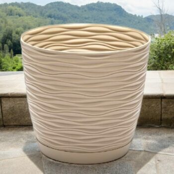 Lot de 12 (soit 1,95€ unité) : Pot en plastique pour fleurs 💐 et plantes - 15cm – Image 2