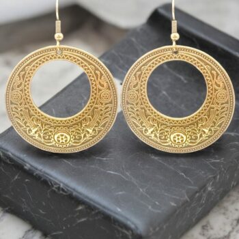 Destockage de 100 💎(0,75€ la paire) : Boucles d'Oreilles dorées et argentées- Environ 30 designs différents dans le lot – Image 15