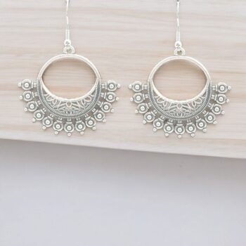 Lot mélangé de 10 💎(1€ la paire) : Boucles d'Oreilles argentées - 10 Paires différentes dans le lot – Image 11