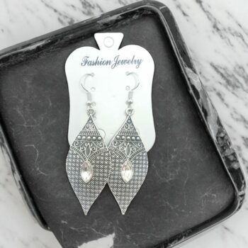 Lot mélangé de 10 💎(1€ la paire) : Boucles d'Oreilles argentées - 10 Paires différentes dans le lot – Image 9