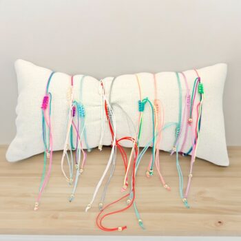 Lot de 2 Cousins de 12 (1,35€ unité) : Bracelets en Cordes, Pierres et Acier Inoxydable – Image 6