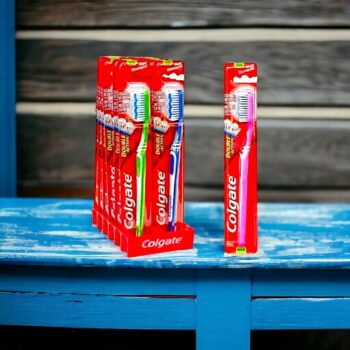 Lot de 12 (Soit 1€ pièce) : Brosse à dents double action - Colgate – Image 2