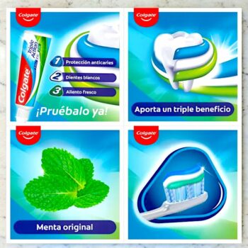 Lot de 24 (soit 1,15€ unité) : Dentifrice Colgate 100ml - Triple Action – Image 3