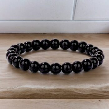 Ensemble de 50 (1,28€ unité) Bracelets en Pierre Mélange de toutes les couleurs - Mélange environ 30 Couleurs différentes – Image 15