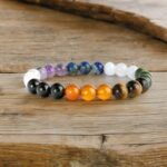 Ensemble de 20 (1,50€ unité) Bracelets en Pierre 7 Chakras - Mélange de Couleurs et Modèles Variés