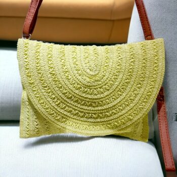 Lot de 5 (soit 7,80€ pièce) : Sac en rafia 🌴 - Mélange de couleurs suivant arrivage – Image 3
