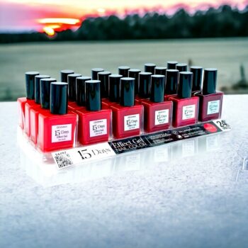 Pack de 24 (soit 0,96€ l'unité) Vernis à Ongles rouges Effet gel 15J - D'Donna