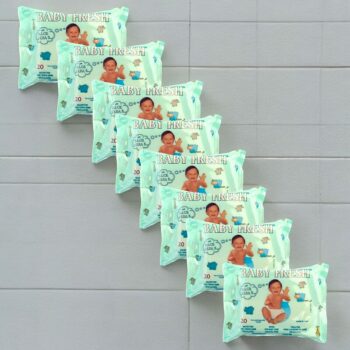 Lot de 48 (soit 0,65€ le paquet) : Paquet de 20 lingettes Baby Fresh à L'Aloe Vera