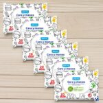 Carton de 24 (soit 0,80€ le paquet) : Lingettes Humides pour le Visage et les Mains Brevia