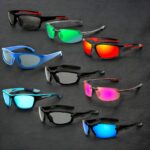 Lot de 10 (2,20€ pièce) : Lunettes de soleil sport homme - Collection Summer 24 - 10 paires différentes