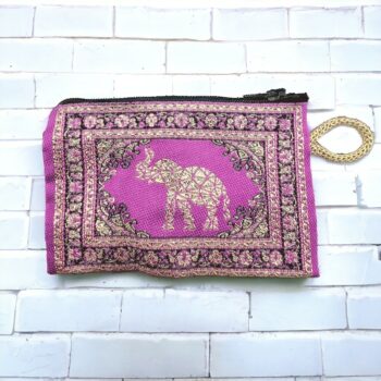 Bon mélange de 30 (soit 0,80€ pièce) : Porte-monnaies éléphants - Env 10 couleurs différentes dans le lot – Image 3