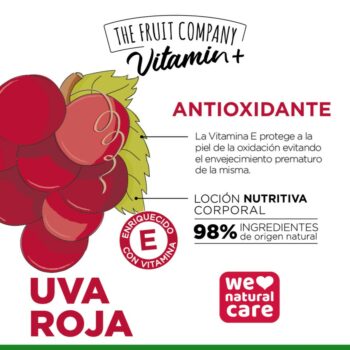 Lot de 12 (soit 3,31€ pièce) : Crème corporelle RAISIN ROUGE VITAMINE+ 200ml – Image 2