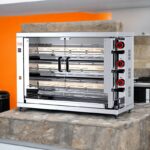 Rôtissoire Gaz FECA Modèle EKO 315 - 3 Broches : Fiabilité pour une Cuisson Parfaite