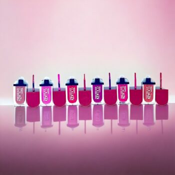 Présentoir de 24 (1,12€ pièce) : Rouge à lèvres liquide COLLAGEN VELVET MATTE 24H. – Image 2