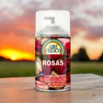 Pack de 12 (soit 1,30€ piéce) : Désodorisant Rose 60 jours. Manuellement ou Compatible Diffuseur Air wick