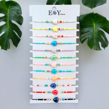 Mélange de 36 (0,95€ unité) : Bracelets en Cordes et perle - Collection SOL24 – Image 4