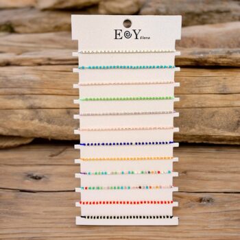 Mélange de 36 (0,95€ unité) : Bracelets en Cordes et Perles - Collection SUN24 – Image 4