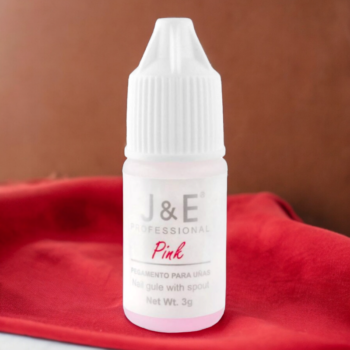 Lot de 12 (soit 0,75€ unité) : Colles Roses Professionnelles pour Faux Ongles