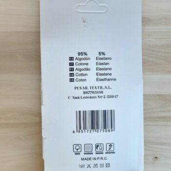 Paquet de 60 (soit 0,36€ la paire) : 5 Paquets Différents De Chaussettes Femme Noir et Blanc – Image 6