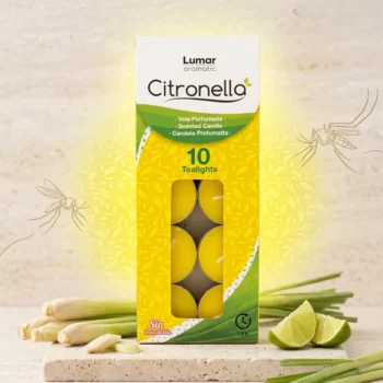 Lot de 10X10 (Soit 1,10€ les 10 Bougies) : Carton de 10 Bougies répulsif Anti-moustiques