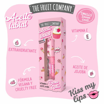 Lot de 18 (soit 1,89€ pièce) : Huile à lèvres parfum FRAISE CHANTILLY – Image 2