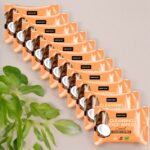 Lot de 20 (1€ Pièce) : Paquet de Lingettes nettoyantes 3 en 1 Coco