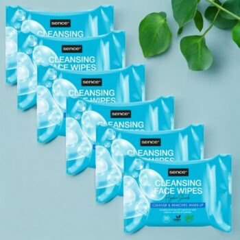Lot de 10 (1,13€ Pièce) : Paquet de Lingettes - Elimine Maquillage et Impuretés