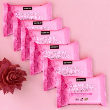 Lot de 10 (1,13€ Pièce) : Lingettes - Elimine Maquillage et Impuretés - Peaux Sensibles et Sèches