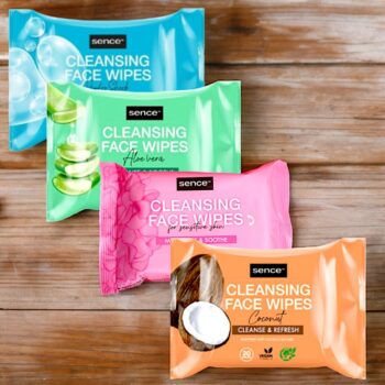 Mélange de 16 (1,10€ Pièce) : Paquet de Lingettes - Bon mélange varié des 4 modèles