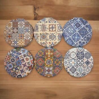 Mélange de 24 (1,50€ l'unité) : Miroir à motifs colorés – Image 4