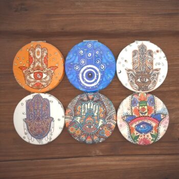 Mélange de 24 (1,50€ l'unité) : Miroir à motifs colorés – Image 6