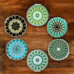 Mélange de 24 (1,50€ l'unité) : Miroir à motifs colorés