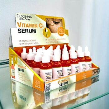 Présentoir de 24 (Soit 1,05€ Pièce) : Sérum à La Vitamine C 30ml - D'Donna