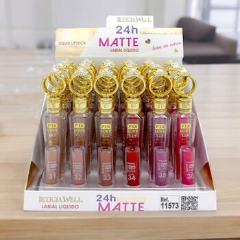 Pack de 24 (soit 1,12€ l'unité) Gloss à lèvres LIQUID MATTE FIX LOVE 24H - Leticia Well