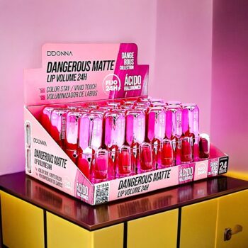 Pack de 24 (soit 1,42€ l'unité) Rouge à lèvres DANGEROUS MATTE 24H - D'Donna – Image 3
