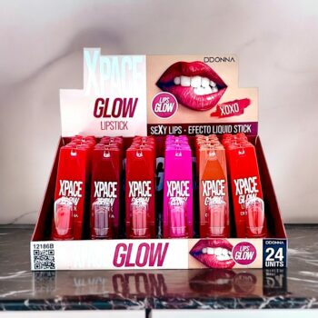 Pack de 24 (soit 0,93€ l'unité) Rouge à lèvres XPACE GLOW - D'Donna