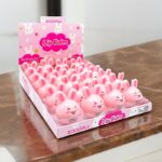 Présentoir de 24 (0,93€ pièce) : Baumes à Lèvres – Packaging en Forme de Lapin