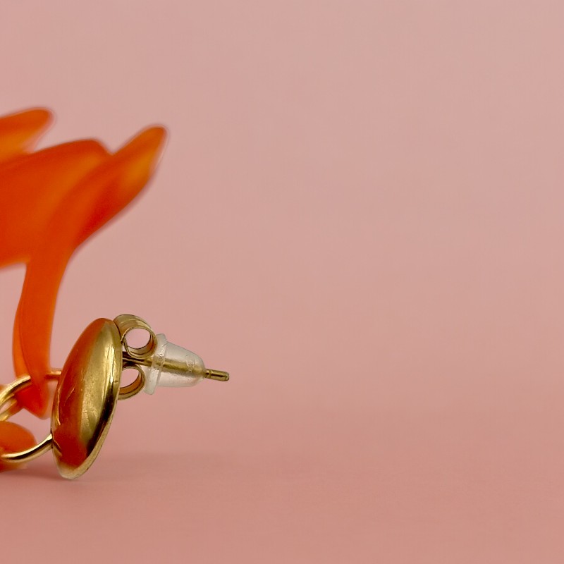 boucle d'oreille en gros 6 Mélange de 5 paires (Soit 2€ la Paire) : Boucles d'oreilles Grappes - Couleurs Mélangées – Image 3