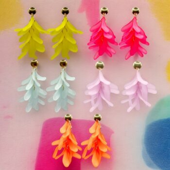 Lot de 50 Paires (soit 1,60€ la Paire) : Boucles D'oreilles Collection Été 2024 - Couleurs et Modèles Mélangés – Image 4