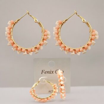 Lot de 50 Paires (soit 1,60€ la Paire) : Boucles D'oreilles Collection Été 2024 - Couleurs et Modèles Mélangés – Image 20