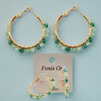 Lot de 20 paires (soit 1,60€ la paire) : Boucles d'oreilles "FLEUR-COEUR-ETOILE-CREOLE PERLES" aux couleurs mélangées – Image 18