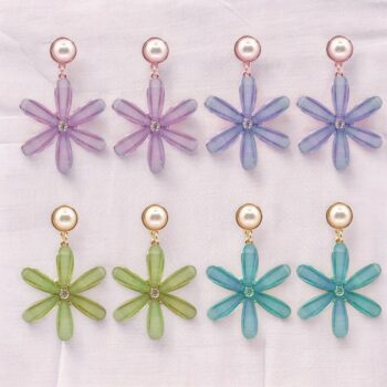 Lot de 50 Paires (soit 1,60€ la Paire) : Boucles D'oreilles Collection Été 2024 - Couleurs et Modèles Mélangés – Image 6