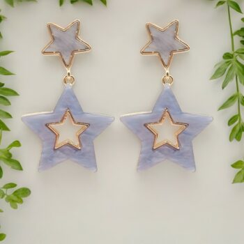 Lot de 50 Paires (soit 1,60€ la Paire) : Boucles D'oreilles Collection Été 2024 - Couleurs et Modèles Mélangés – Image 21