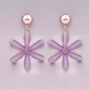 Lot de 20 paires (soit 1,60€ la paire) : Boucles d'oreilles "FLEUR-COEUR-ETOILE-CREOLE PERLES" aux couleurs mélangées – Image 2